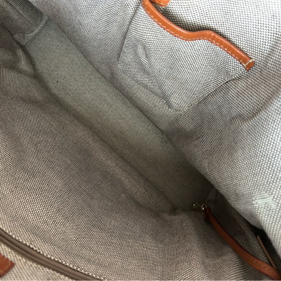 Vintage Dooney & Bourke Signature Black and Brown Tote Bag - Picture 6 of 14